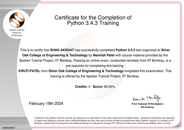 Spoken Tutorials - Python - 2024